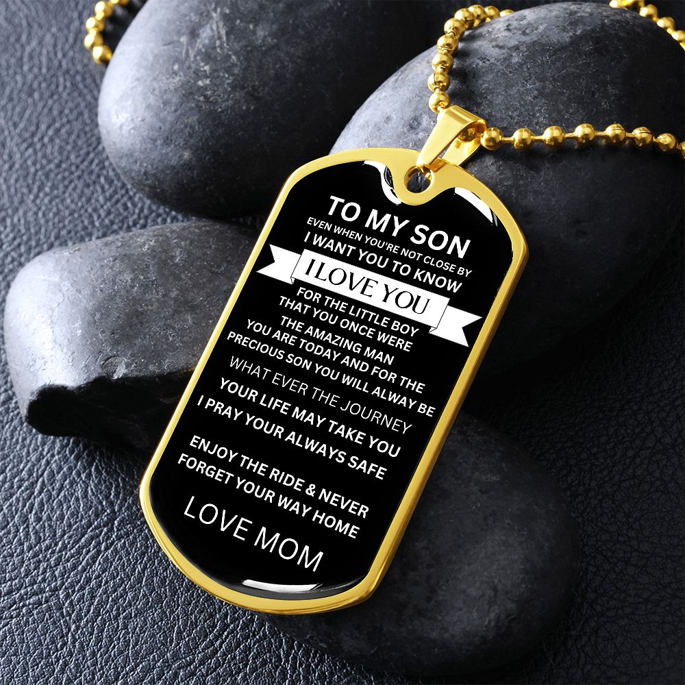 Dog Tag for My Son