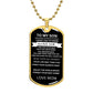 Dog Tag for My Son
